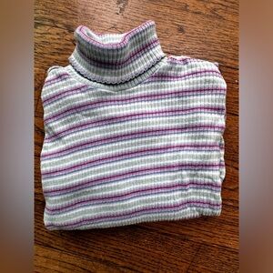 Y2K Gymboree Multicolor Striped Turtleneck